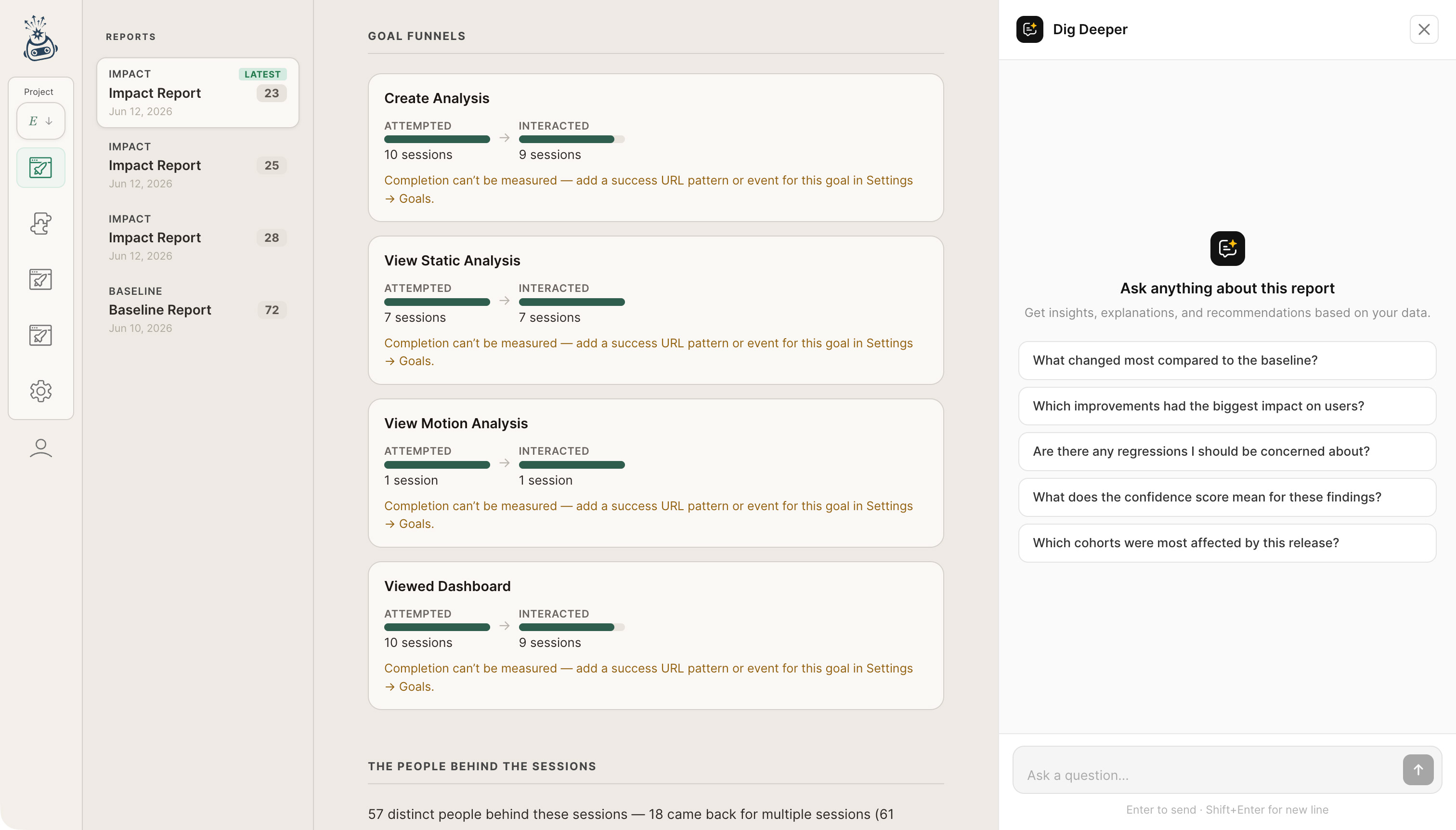 UXSense release report